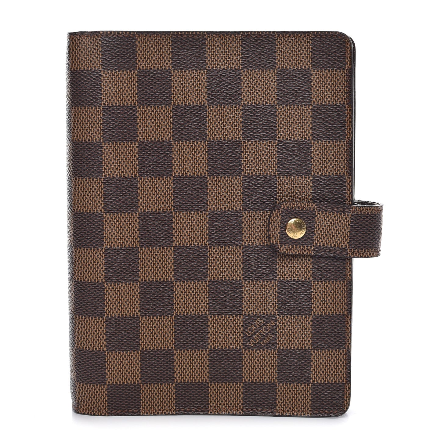 Damier Ebene Medium Ring Agenda Cover