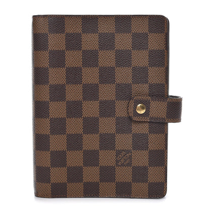 Louis Vuitton Damier Ebene Medium Ring Agenda Cover 1 of 15