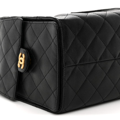 Chanel Caviar Quilted Medium Chanel 25 Handbag Black 10 of 11