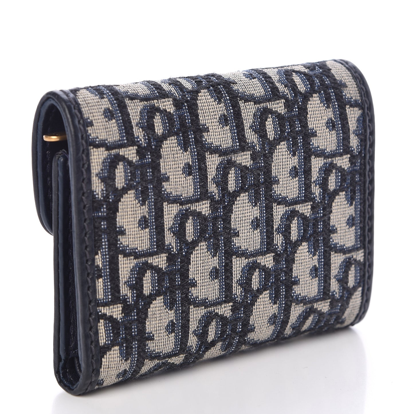 Oblique DiorAddict Wallet Blue