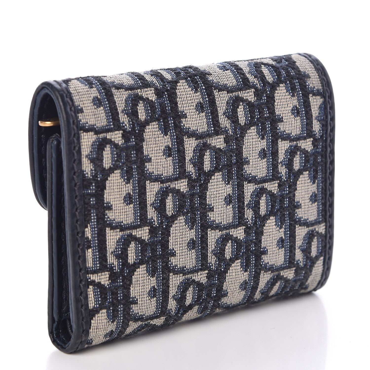 Christian Dior Oblique DiorAddict Wallet Blue 3 of 7