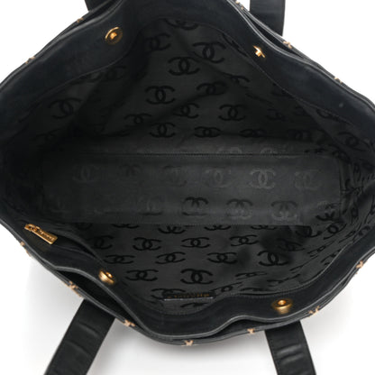 Chanel Calfskin Wild Stitch Large Tote Black 4 of 17