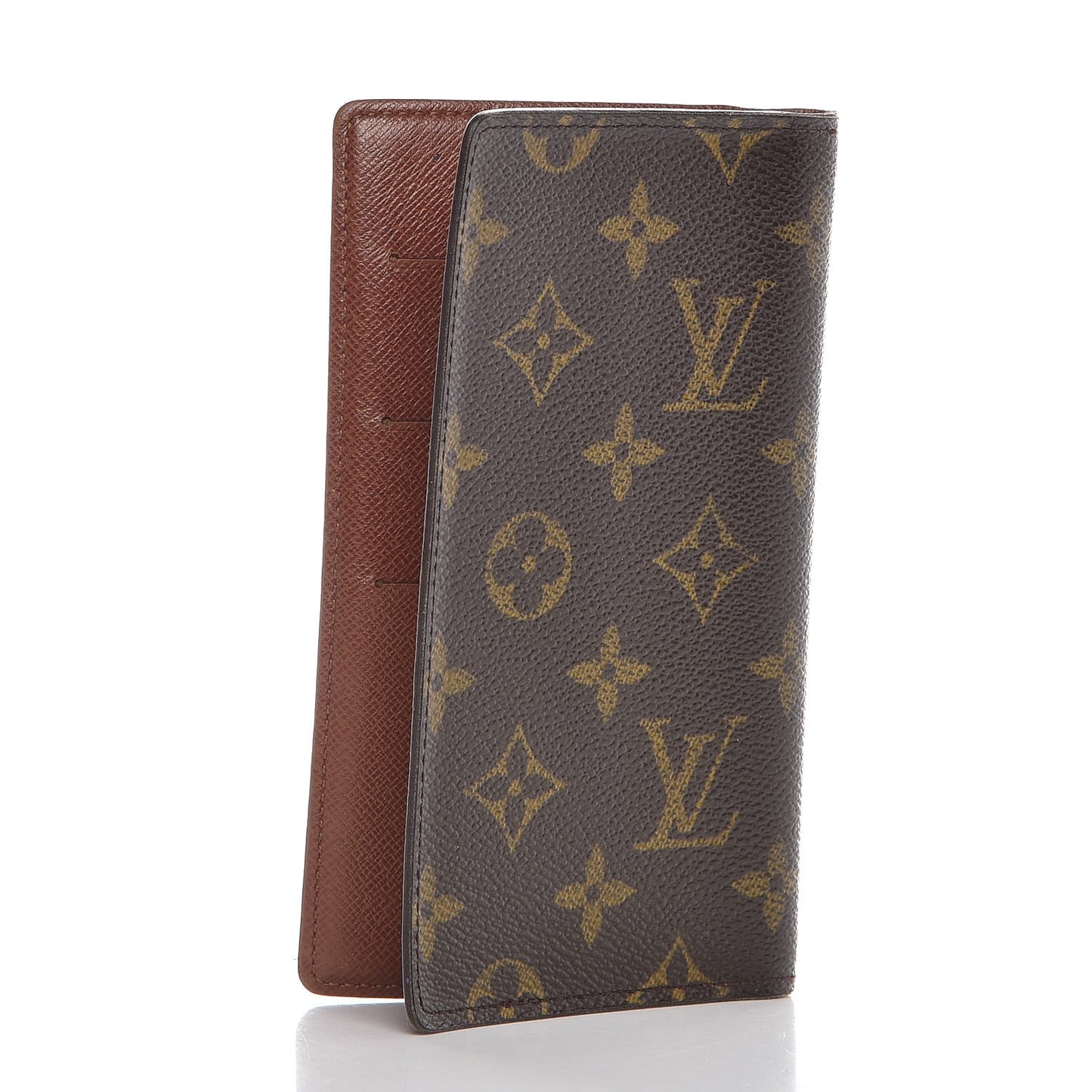 Monogram Checkbook Holder Wallet