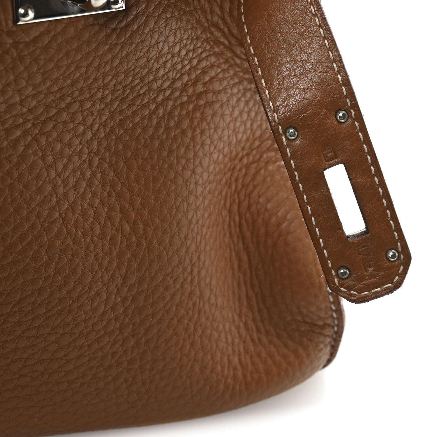 Hermes Taurillon Clemence Jypsiere 37 Gold 7 of 11