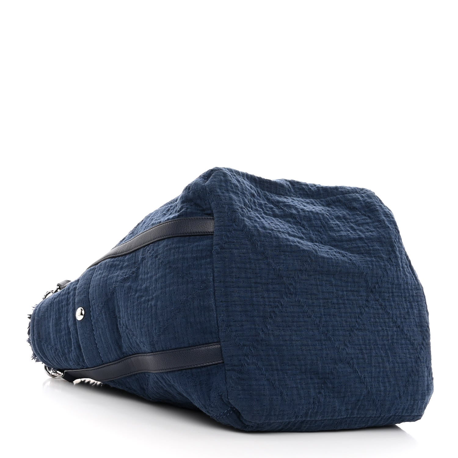 Chanel Canvas Small Double Face Tote Navy 4 of 10