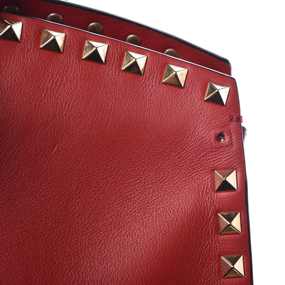 Valentino Garavani Vitello Rockstud Dome Shopper Rosso Valentino 15 of 15