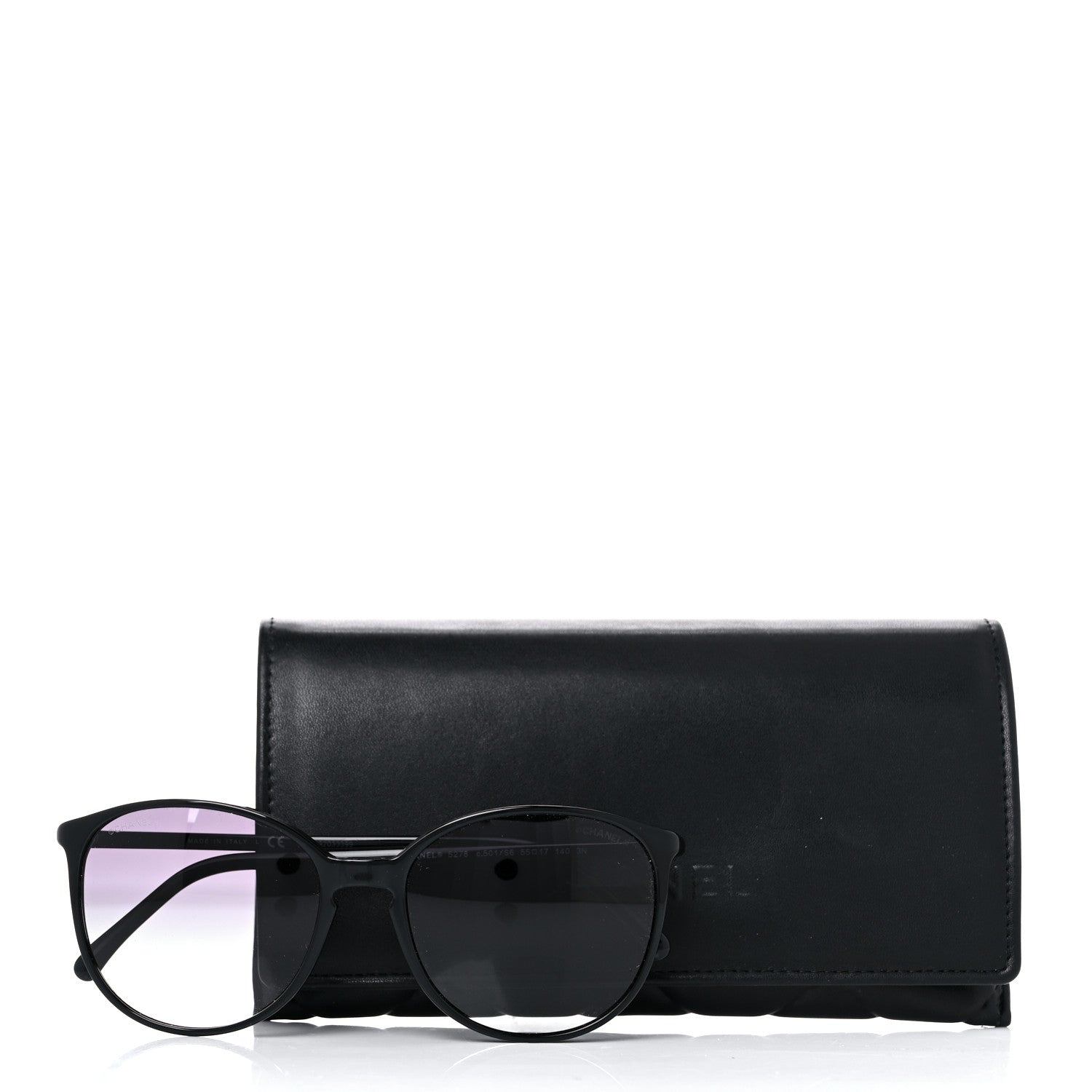 Chanel Acetate Round Sunglasses 5278 Black 7 of 7