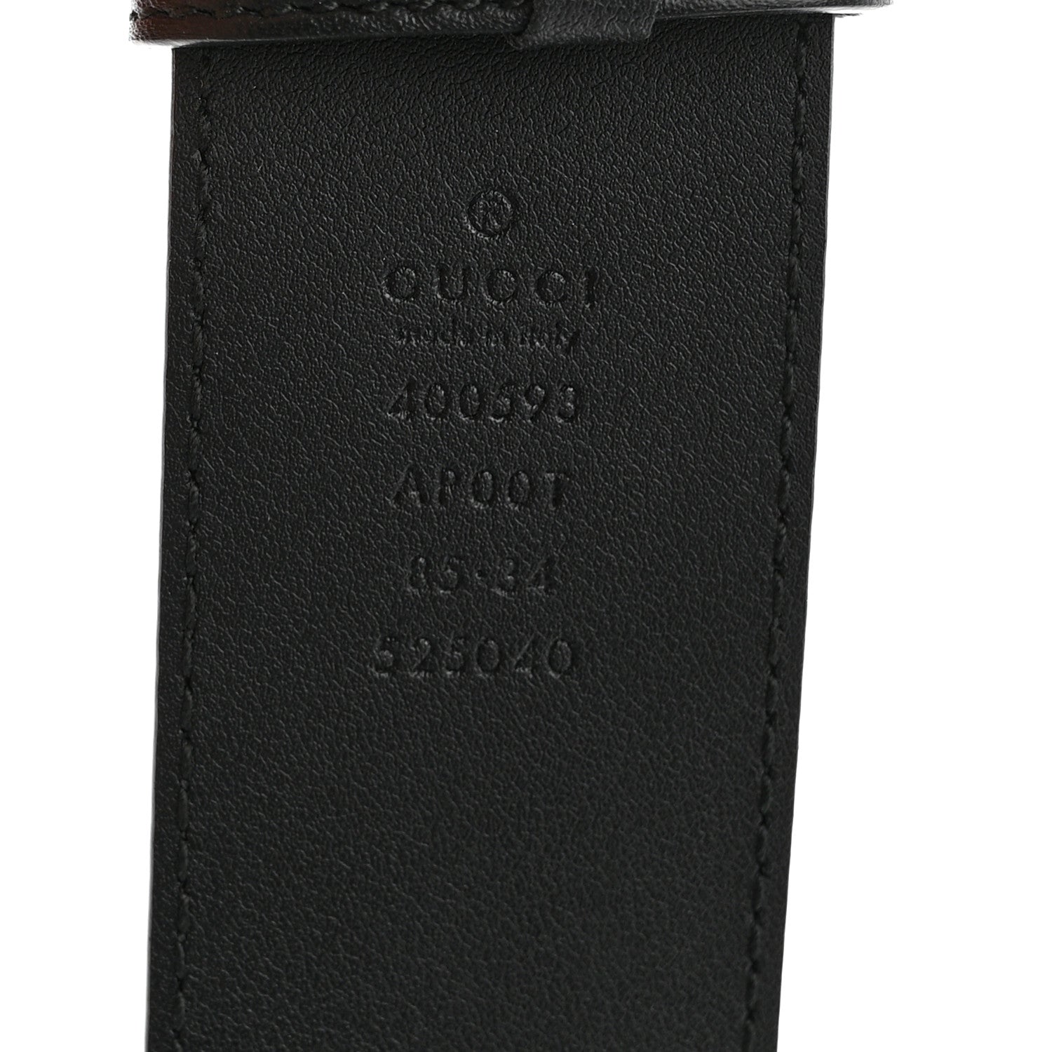 Gucci Calfskin Double G 40mm Belt 85 34 Black 5 of 8