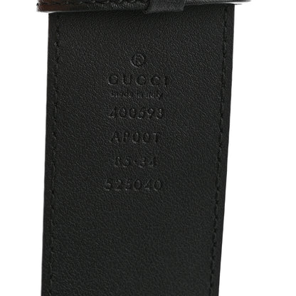 Gucci Calfskin Double G 40mm Belt 85 34 Black 5 of 8