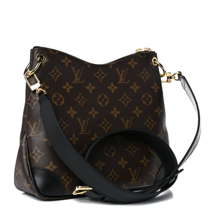 Louis Vuitton Monogram Odeon PM Black 3 of 10