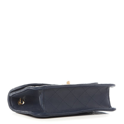 Chanel Caviar Quilted Medium Sweet Classic Flap Navy Blue 5 of 10
