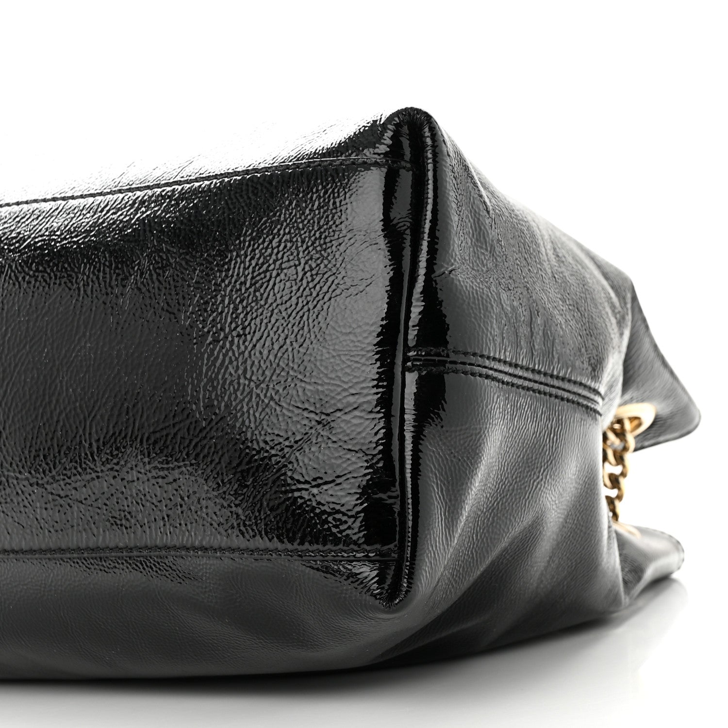 Gucci Patent Medium Soho Chain Shoulder Bag Black 10 of 10