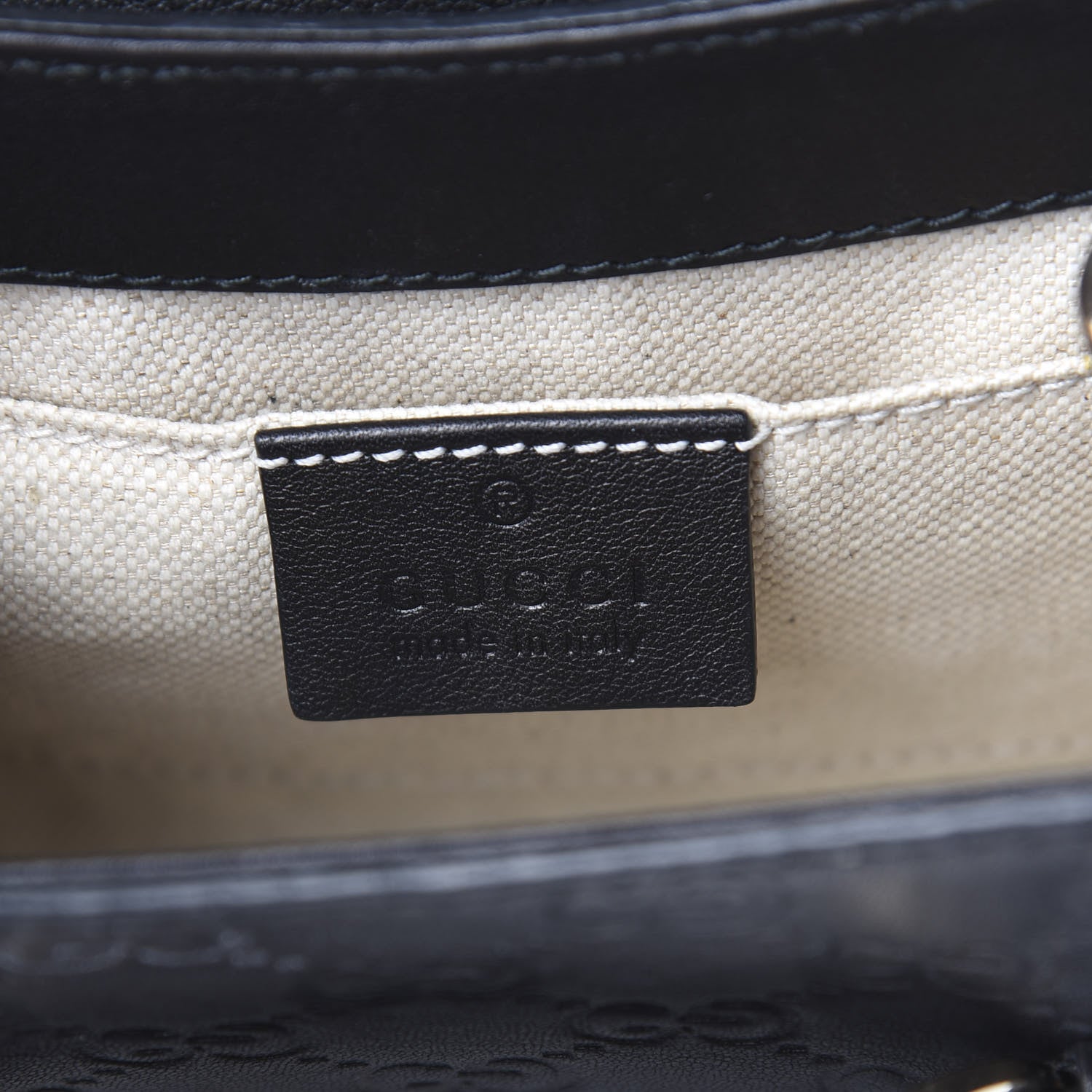 Gucci Guccissima Mini Emily Shoulder Bag Black 5 of 10