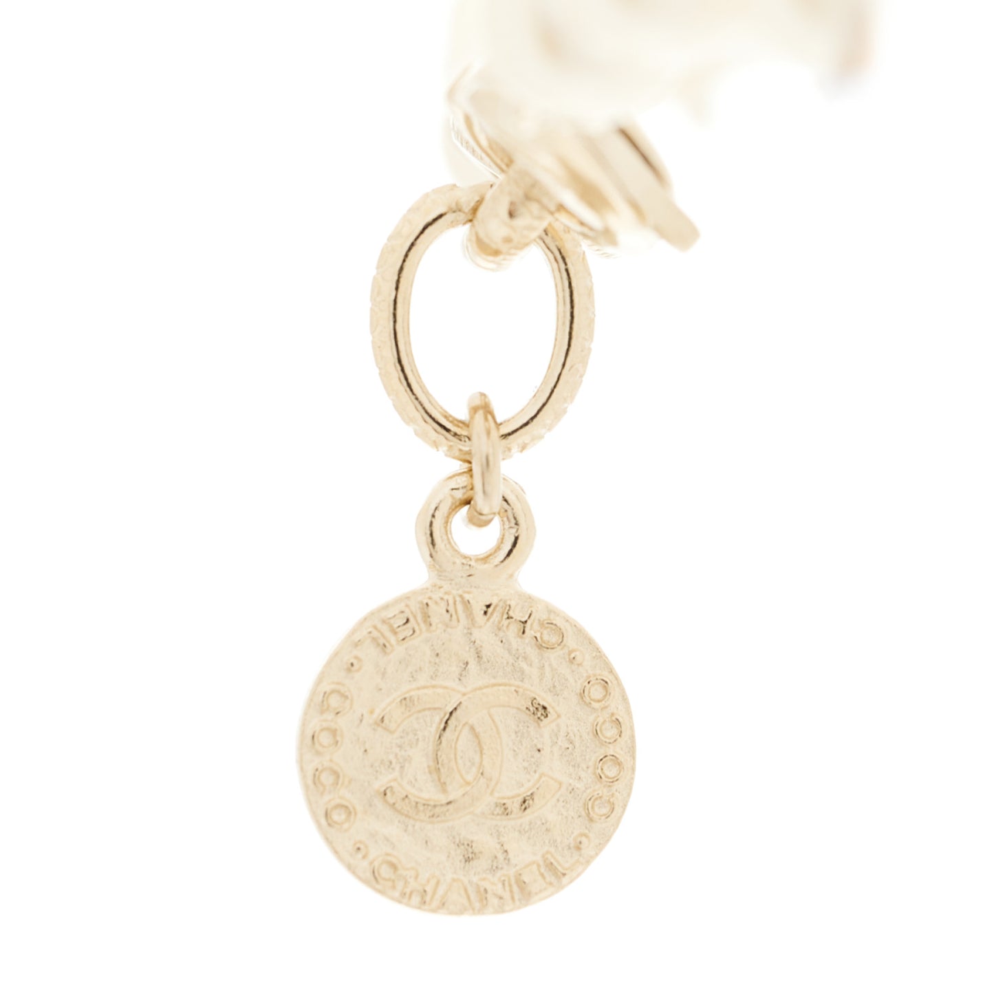Pearl CC 100th Anniversary Necklace Light Gold