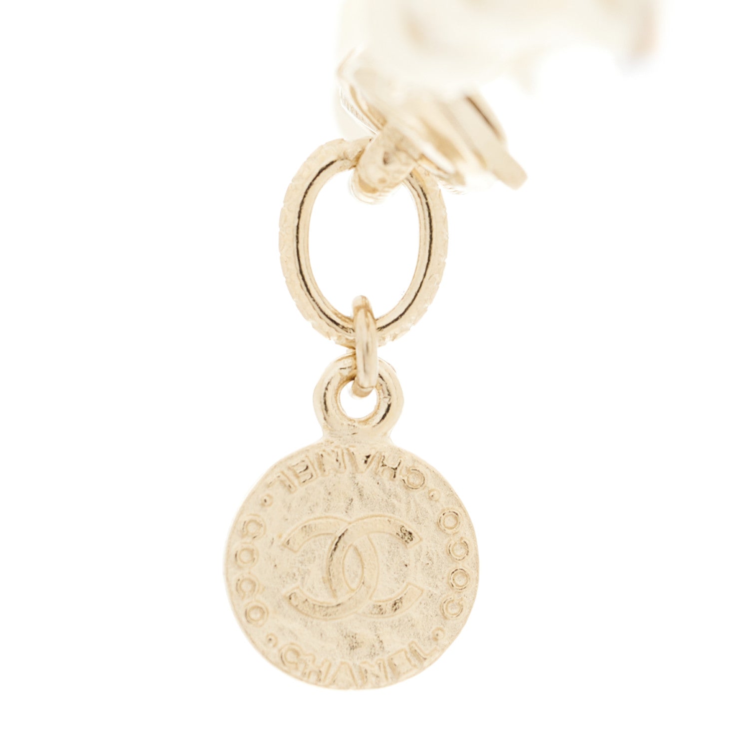 Chanel Pearl CC 100th Anniversary Necklace Light Gold 5 of 7