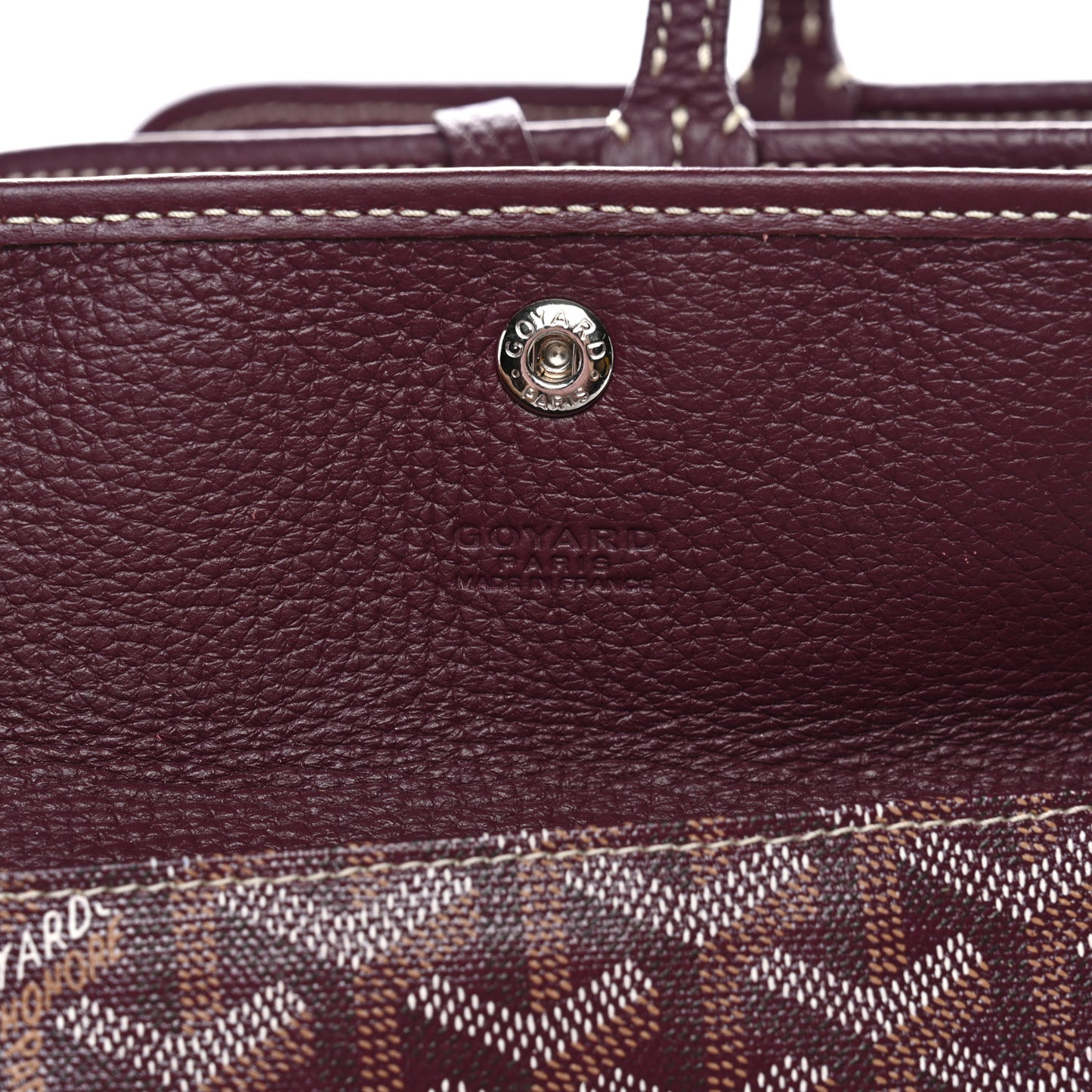 Goyardine Sac Hardy Pet Carrier PM Burgundy