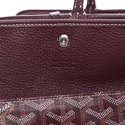 Goyard Goyardine Sac Hardy Pet Carrier PM Burgundy 7 of 15