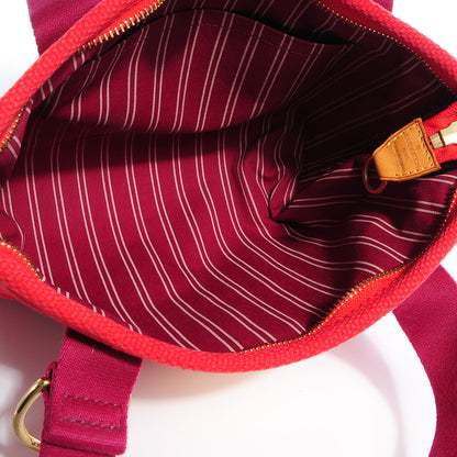 Louis Vuitton Toile Antigua Cabas PM Red Pink 5 of 7