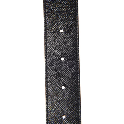 Louis Vuitton Calfskin Monogram 30mm LV Initiales Reversible Belt 80 32 Black 9 of 10