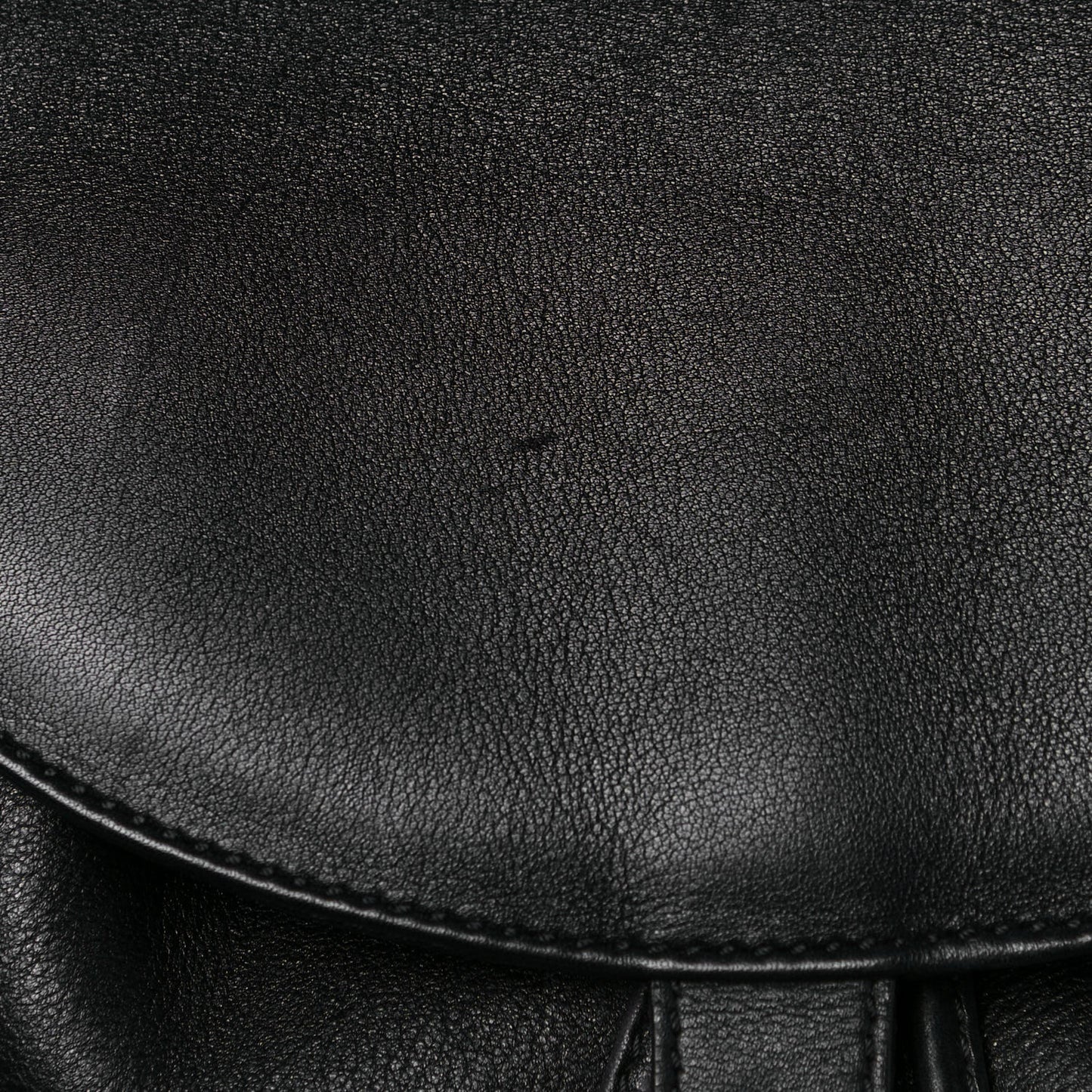 Calfskin Bamboo Backpack Black
