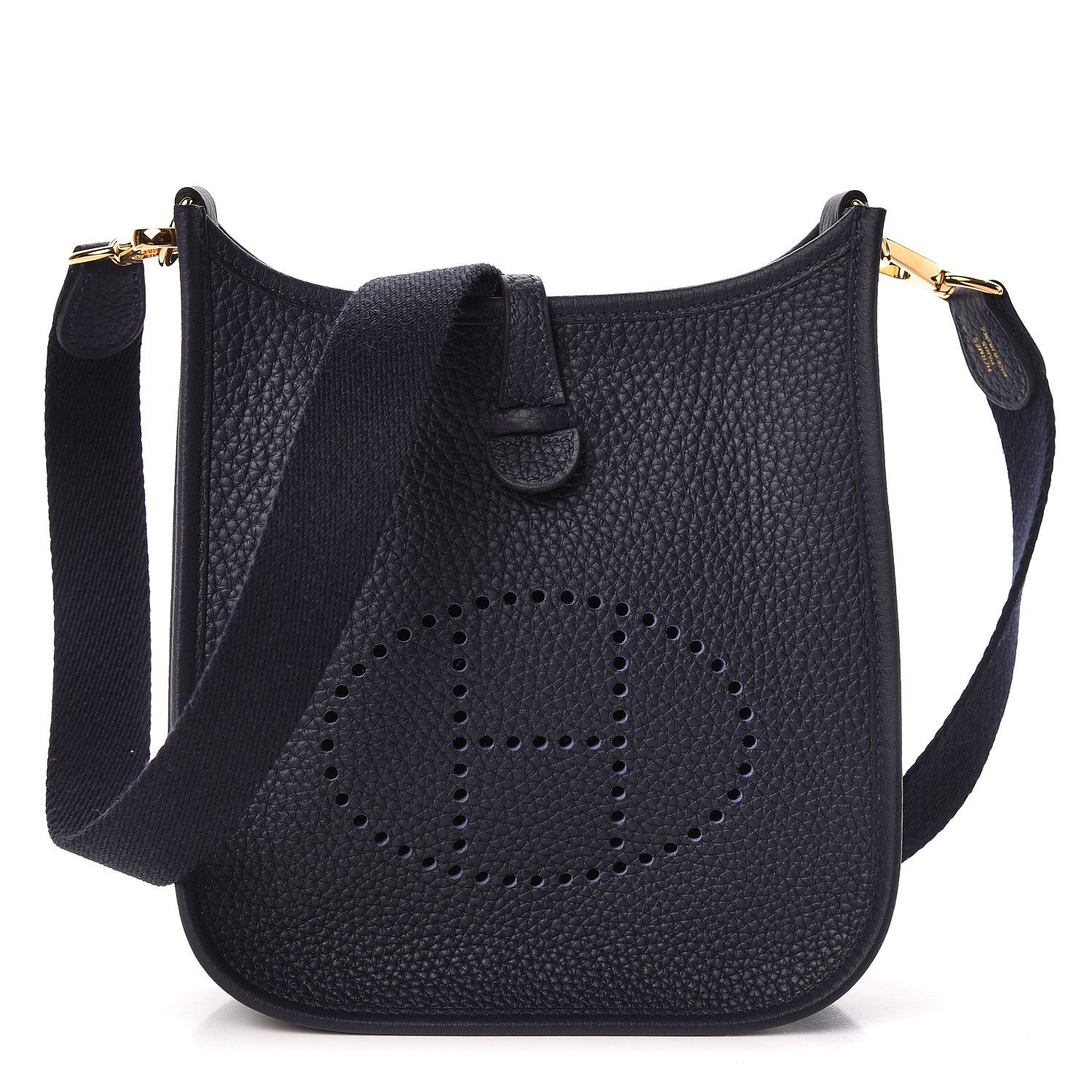 Hermes Taurillon Clemence Evelyne TPM Bleu Nuit 1 of 10