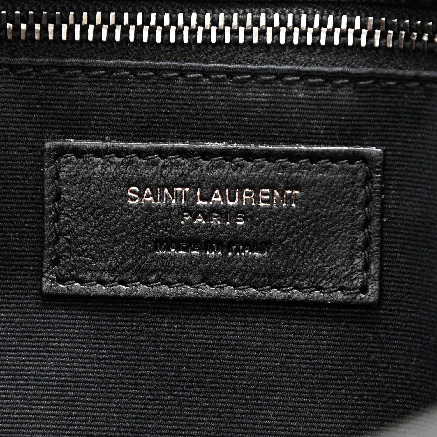 Saint Laurent Crinkled Calfskin Matelasse Monogram Medium Niki Chain Satchel Black 6 of 8