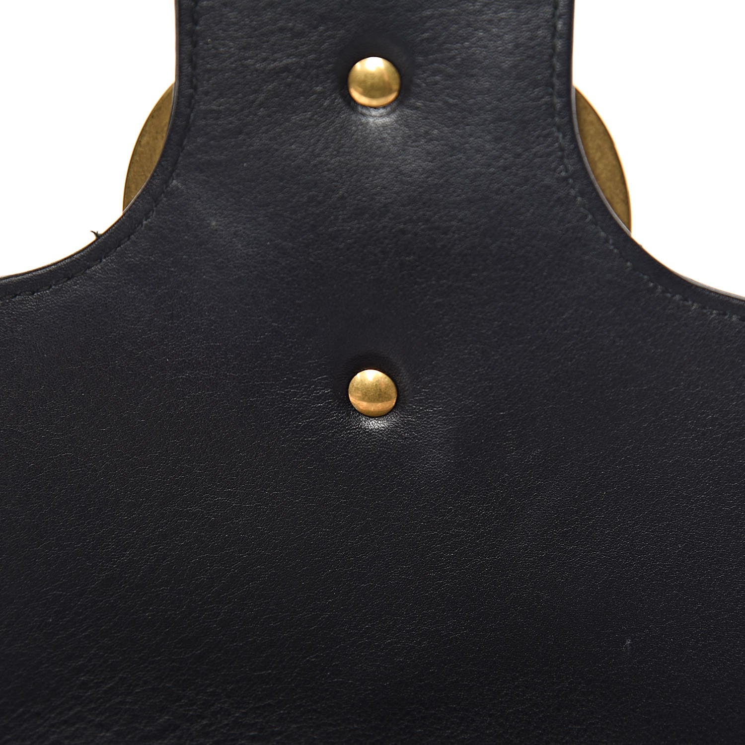 Gucci Calfskin Matelasse Medium GG Marmont Shoulder Bag Black 11 of 14
