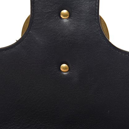 Gucci Calfskin Matelasse Medium GG Marmont Shoulder Bag Black 11 of 14