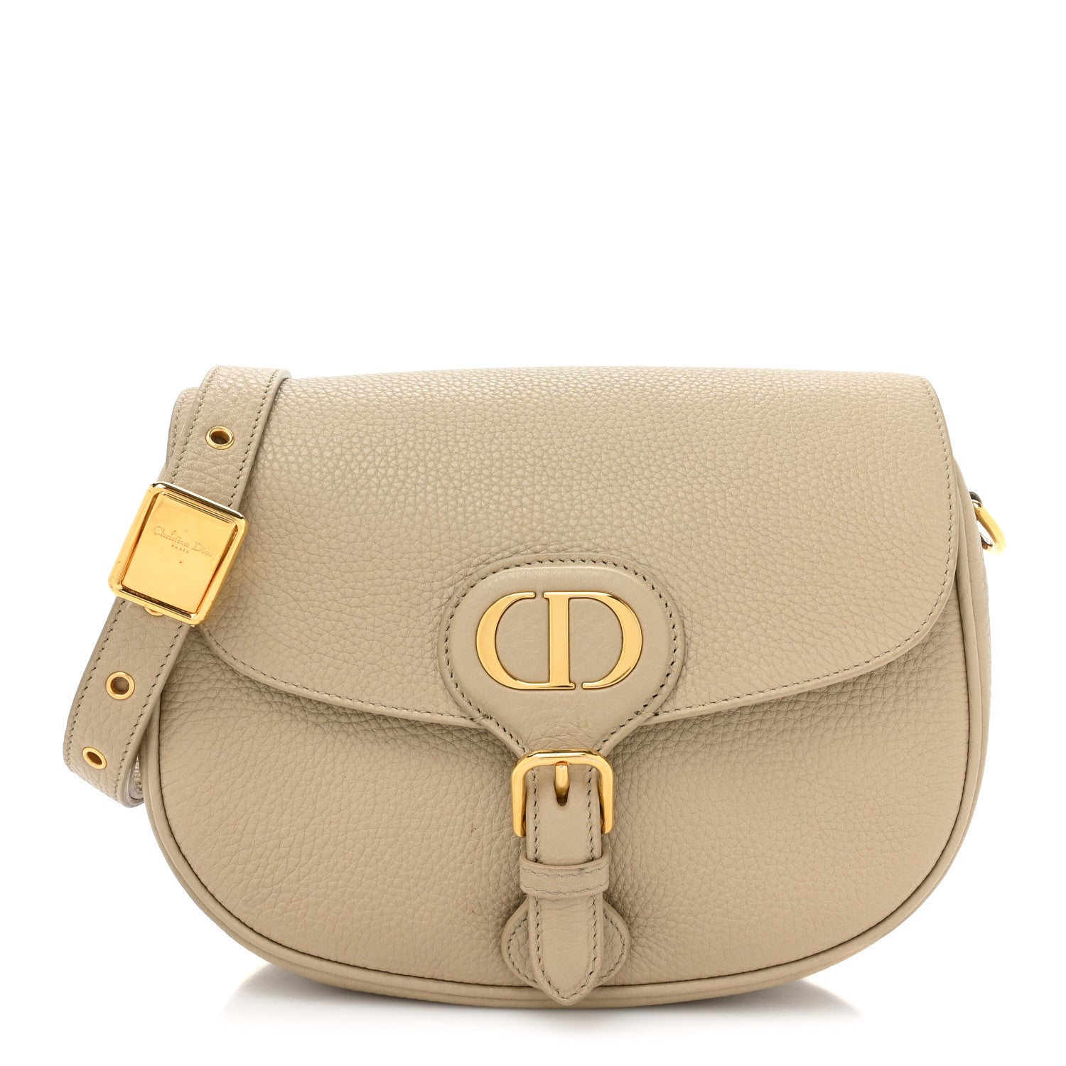 Christian Dior Grained Calfskin Medium Bobby Flap Beige 1 of 13