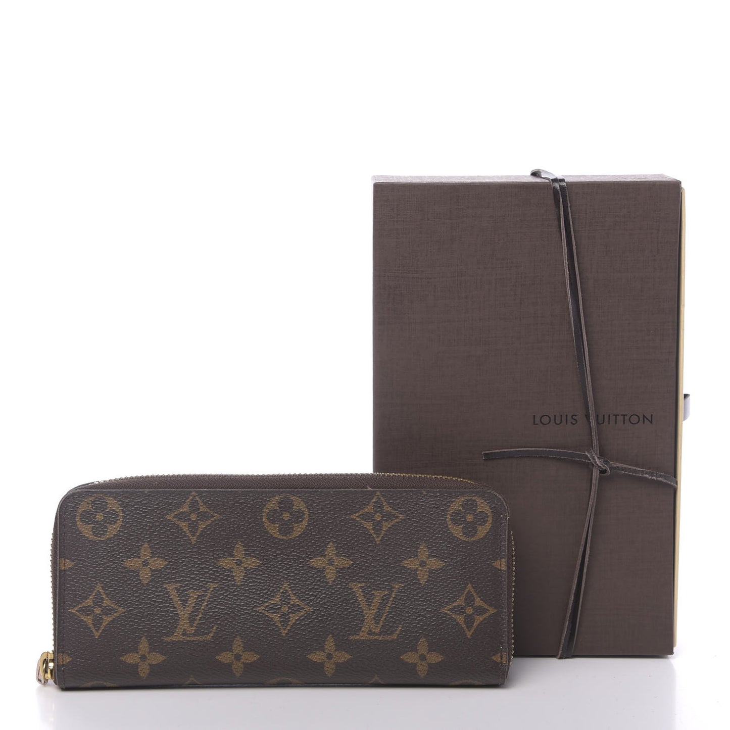 Monogram Clemence Wallet Rose Ballerine