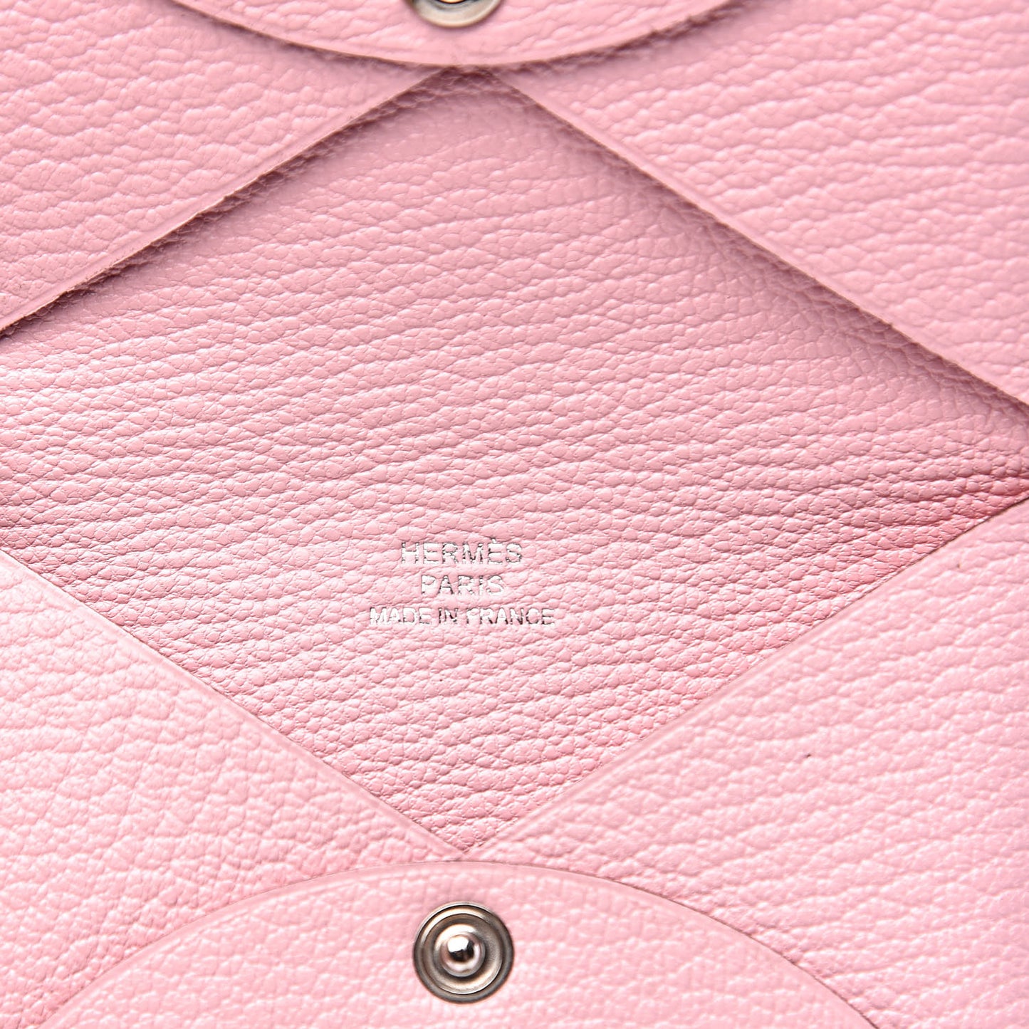 Chevre Mysore Calvi Card Case Rose Sakura