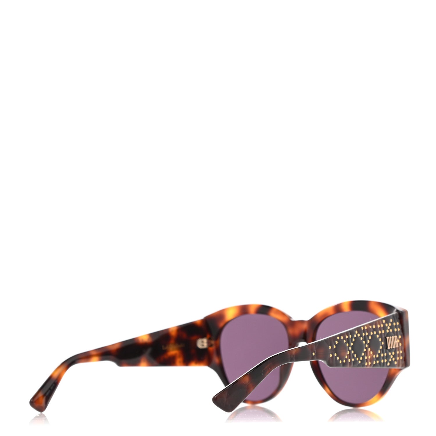Christian Dior Acetate Lady Dior Studs 2 Sunglasses Tortoise 4 of 10