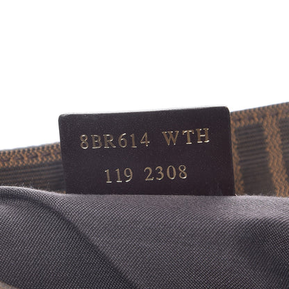Fendi Zucca Patent Mia Shoulder Flap Tobacco 7 of 7