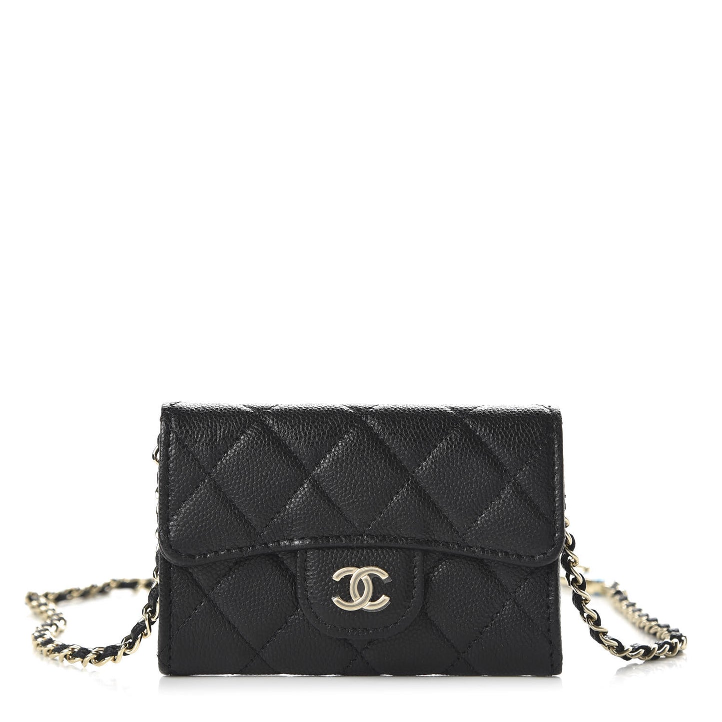 Caviar Quilted Belt Bag Black