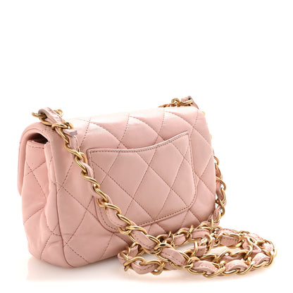 Chanel Lambskin Quilted Mini Heart Charms Flap Light Pink 3 of 10