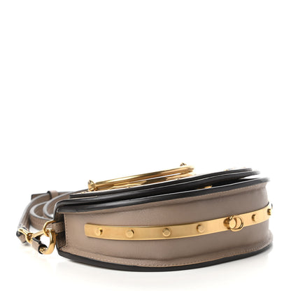 Chloe Calfskin Small Nile Bracelet Minaudiere Bag Motty Grey 4 of 10