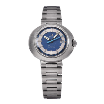 Omega Stainless Steel 30mm Geneve Dynamic Automatic Watch Blue 166.079 1 of 6