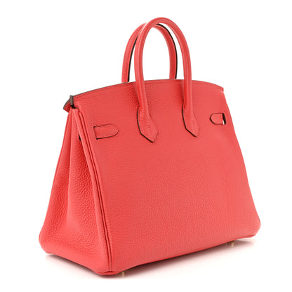 Hermes Togo Birkin 25 Rouge Pivoine 3 of 10
