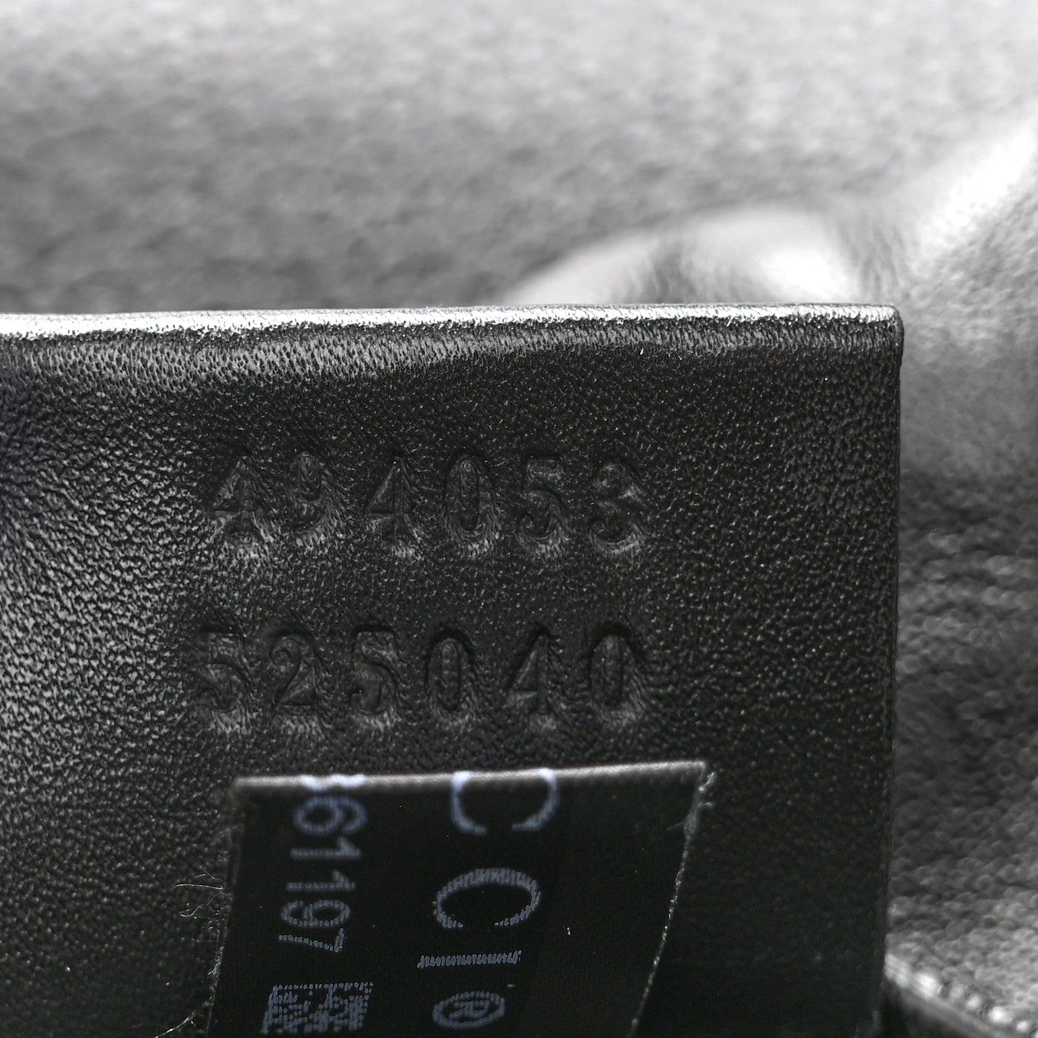 Gucci Calfskin Logo Drawstring Backpack Black 7 of 12