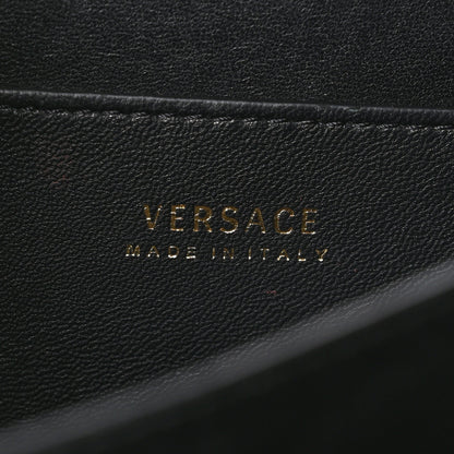 Versace Vitello Barocco Virtus Small Top Handle Shoulder Bag Black 7 of 10