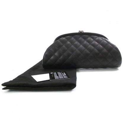 Chanel Caviar Quilted Timeless Clutch Black 2 of 9