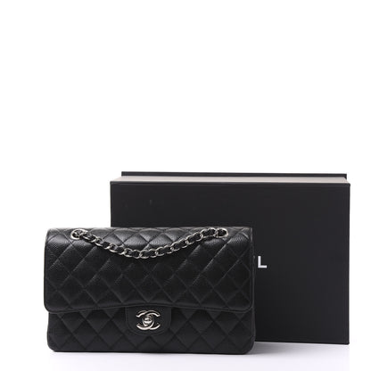 Chanel Caviar Quilted Medium Double Flap Black 10 of 10