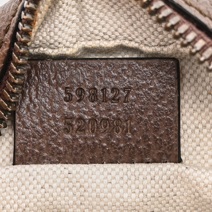 Gucci GG Supreme Monogram Web Mini Ophidia Messenger Brown 7 of 10