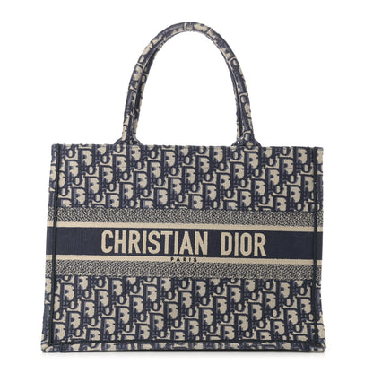 Christian Dior Oblique Medium Book Tote Blue Multicolor 1 of 12