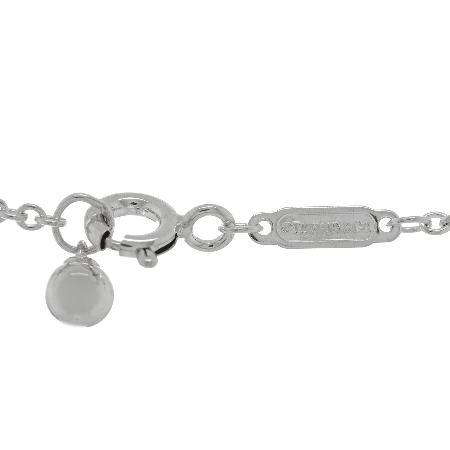 Tiffany Sterling Silver 12.75mm HardWear Ball Pendant Necklace 4 of 4