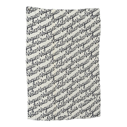 Louis Vuitton Silk Wool Volez Voguez Voyagez Stole 1 of 3