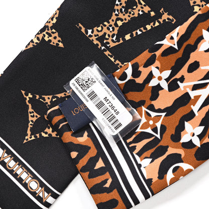 Louis Vuitton Silk Monogram Giant Jungle Bandeau Black 3 of 3