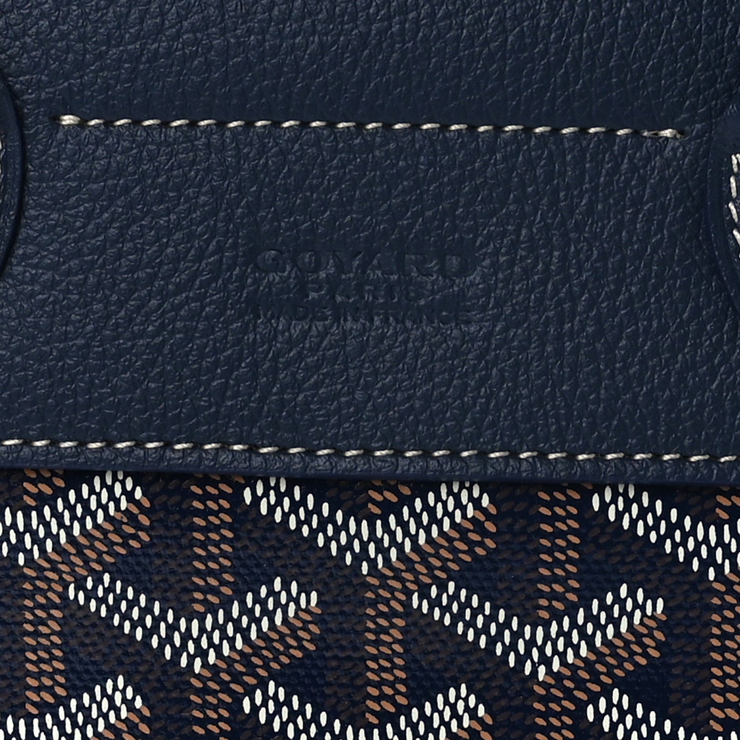 Goyard Goyardine Calfskin Mini Alpin Backpack Navy 6 of 8