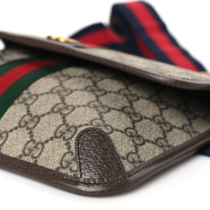 Gucci GG Supreme Monogram Web Small Ophidia Belt Bag Brown 9 of 9