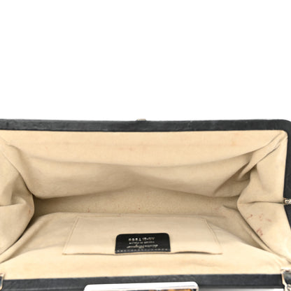 Salvatore Ferragamo Clutch On Chain Black 5 of 12